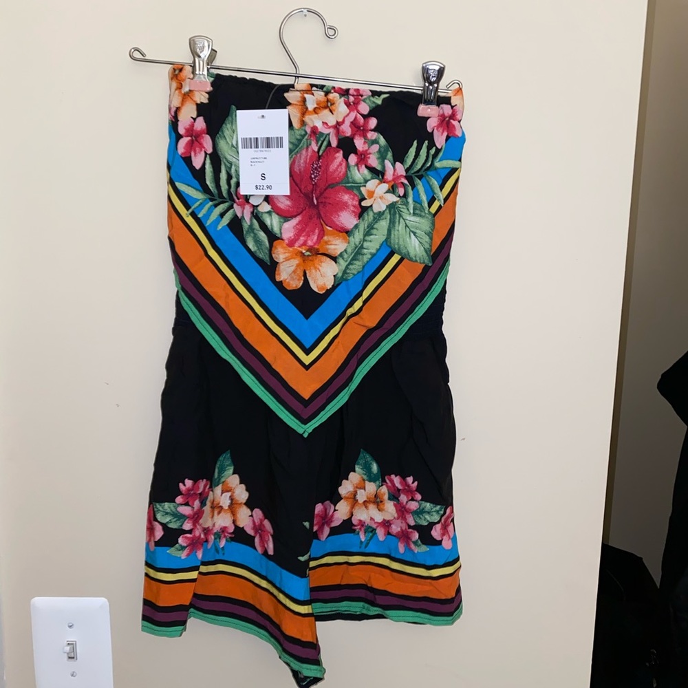 NWT Tropical Print Romper